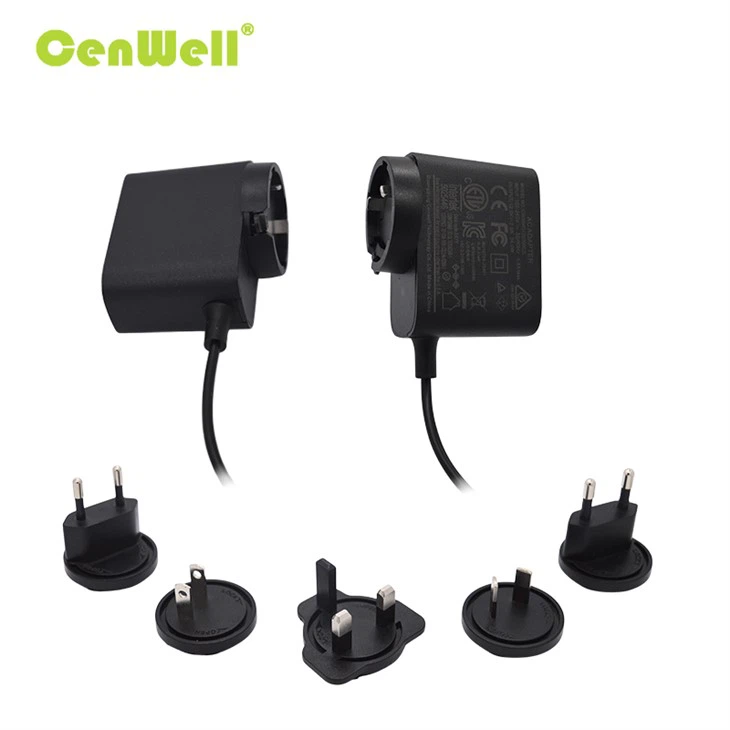 30W GaN Wall AC Power Adapter Interchangeable Plug